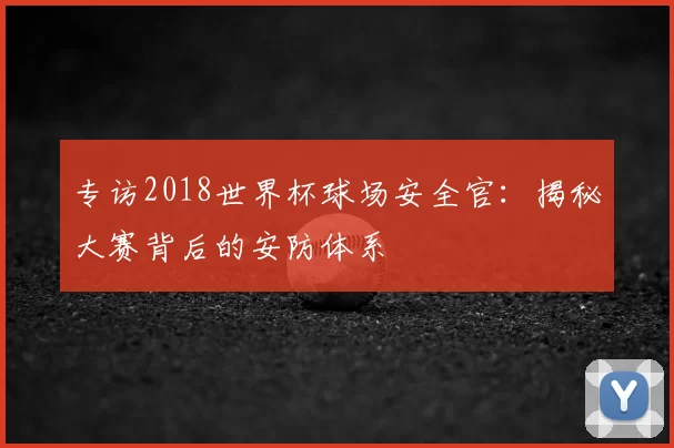 专访2018世界杯球场安全官:揭秘大赛背后的安防体系